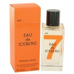 Ficha técnica e caractérísticas do produto Eau de Iceberg Sensual Musk Eau de Toilette Spray Perfume Feminino 100 ML-Iceberg