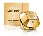Ficha técnica e caractérísticas do produto Perfume Lady Million Paco Rabanne Eau de Toilette - Feminino 80ml