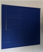 Ficha técnica e caractérísticas do produto Persiana Horizontal Alumínio 25mm Azul 120 (L) X 160 (A) Cm - Euroflex