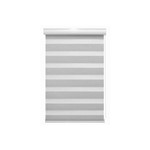 Ficha técnica e caractérísticas do produto Persiana Rolô em Poliéster Rainbow Zebra 160x140cm Branca - Evolux