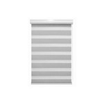 Ficha técnica e caractérísticas do produto Persiana Rolô em Poliéster Rainbow Zebra 160x160cm Branca - Evolux