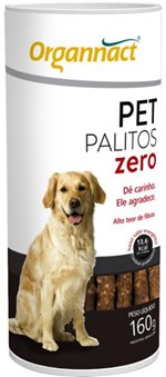 Ficha técnica e caractérísticas do produto Pet Palitos Zero Organnact 160 Gr