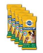 Ficha técnica e caractérísticas do produto Petisco Pedigree Dentastix - Cães Adultos Raças Médias - 180g - 5 Pcs