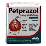 Ficha técnica e caractérísticas do produto Petprazol 20mg Omeprazol Cães e Gatos 30 Comprimidos - Vetnil