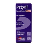 Ficha técnica e caractérísticas do produto Petpril 10mg - Vasodilatador para Cães e Gatos - Agener União - 30 Comprimidos - 30 Comprimidos