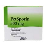 Ficha técnica e caractérísticas do produto Petsporin 300mg 12 Comp Mundo Animal Antibiótico Cães e Gatos