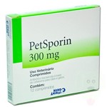 Ficha técnica e caractérísticas do produto Petsporin 300mg (12 Comprimidos) - Mundo Animal