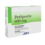 Ficha técnica e caractérísticas do produto Petsporin 600mg Cartela com 12 Comprimidos