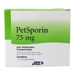 Ficha técnica e caractérísticas do produto Petsporin 75mg 12 Comp Antibiótico Cães e Gatos Mundo Animal