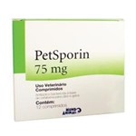 Ficha técnica e caractérísticas do produto Petsporin 75mg 12 Comprimidos - Mundo Animal
