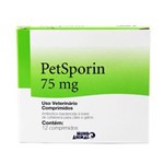 Ficha técnica e caractérísticas do produto Petsporin 75Mg Cartela com 12 Comprimidos