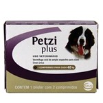Ficha técnica e caractérísticas do produto Petzi Plus 3,2g Vermífugo Cães 40kg C/ 2 Comprimidos - Ceva