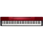 Ficha técnica e caractérísticas do produto Piano Digital 88 Teclas Vermelho Metálico PX-A100RD Casio