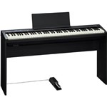 Ficha técnica e caractérísticas do produto Piano Digital com Pedal Triplo Kdp70bk + Estante Ksc70bk Fp-30 Bk - Roland
