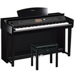 Ficha técnica e caractérísticas do produto Piano Digital Yamaha Clavinova CVP705 PE Polished Ebony