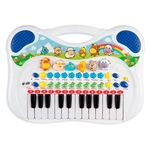 Ficha técnica e caractérísticas do produto Piano Infantil Musical Animal Azul Braskit 6407