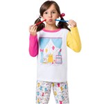 Ficha técnica e caractérísticas do produto Pijama Longo para Colorir Kids - Feminino - Veggi