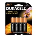 Ficha técnica e caractérísticas do produto Pilas Duracell 8 Unid, Pila Alcalina AA