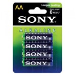 Ficha técnica e caractérísticas do produto Pilha Aa Alcalina C/4 - Sony*