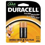 Ficha técnica e caractérísticas do produto Pilha AAA Duracell Alcalina 1,5V Cartela C/ 2