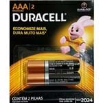 Ficha técnica e caractérísticas do produto Pilha Aaa Duracell Duralock 1 Cartela com 2 Unidades