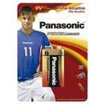 Ficha técnica e caractérísticas do produto Pilha Alcalina 9V Panasonic