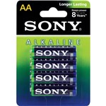 Ficha técnica e caractérísticas do produto Pilha Alcalina AA AM3L-B4D Sony Caixa C/48 Pilhas (cartela C/4)