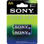 Ficha técnica e caractérísticas do produto Pilha Alcalina AA Am3L-B2D Sony