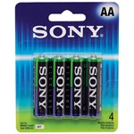 Ficha técnica e caractérísticas do produto Pilha Alcalina AA Pack com 4 Sony AM3L-B4D
