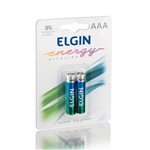 Ficha técnica e caractérísticas do produto Pilha Alcalina AAA Blister C/2 Peças - Elgin