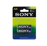 Ficha técnica e caractérísticas do produto Pilha Alcalina Pequena AA - com 2 Unidades - Sony