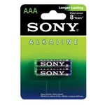 Ficha técnica e caractérísticas do produto Pilha Alcalina Sony AAA AM4 - 2 Unidades