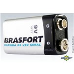 Ficha técnica e caractérísticas do produto Pilha Bateria 9v 6312 Brasfort