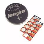 Ficha técnica e caractérísticas do produto Pilha Cr 2032 Tipo Moeda Energizer Cartela C/ 10 Baterias