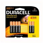 Ficha técnica e caractérísticas do produto Pilha Duracell AAA 8+4 - Duracell