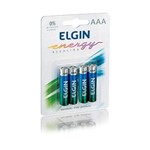 Ficha técnica e caractérísticas do produto Pilha Elgin AAA Alcalina Lr03 (Blister C/ 4)
