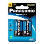 Ficha técnica e caractérísticas do produto Pilha Panasonic Comum C Média 1,5V com 2 Unidades