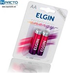 Ficha técnica e caractérísticas do produto PILHA RECARREGAVEL AA 2700 MAh ELGIN C/ 2