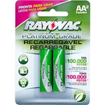 Ficha técnica e caractérísticas do produto Pilha Recarregável AA Rayovac Platinum Grade 2000 Mah