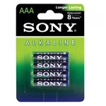 Ficha técnica e caractérísticas do produto Pilha Sony AAA Palito 1,5V 4