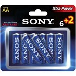 Ficha técnica e caractérísticas do produto Pilha Sony AM3-B6X2D AA Alcalina