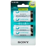 Ficha técnica e caractérísticas do produto Pilha Sony Recarreg. Aa C/4 Unid. 2500mah Nimh Nh-aa B4gn