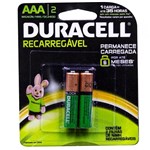 Ficha técnica e caractérísticas do produto 2 Pilhas AAA Recarregavel 750mah Dc2400 - Duracell