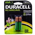 Ficha técnica e caractérísticas do produto 2 Pilhas AAA Recarregável 750mah - Dc2400 - Duracell