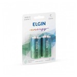 Pilhas C Alcalinas C/2 - Elgin
