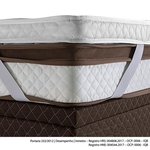 Ficha técnica e caractérísticas do produto Pillow Top Avulso Herval com elástico, King Size 193 x 203 cm