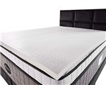Ficha técnica e caractérísticas do produto Pillow Top de Latex Espuma King 100% Natural 4cm