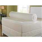 Ficha técnica e caractérísticas do produto Pillow Top Látex HR Foam Solteiro 78 X 5 Cm - AUMAR - Branco