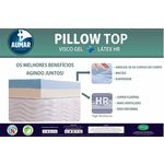 Ficha técnica e caractérísticas do produto Pillow Top Visco Nasa Gel + Látex Hr Foam Solteiro 88 X 8 cm - Aumar