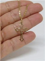 Pingente de Ouro 18k 750 Cruz Crucifixo Masculino / Feminino - Rd Magazine
